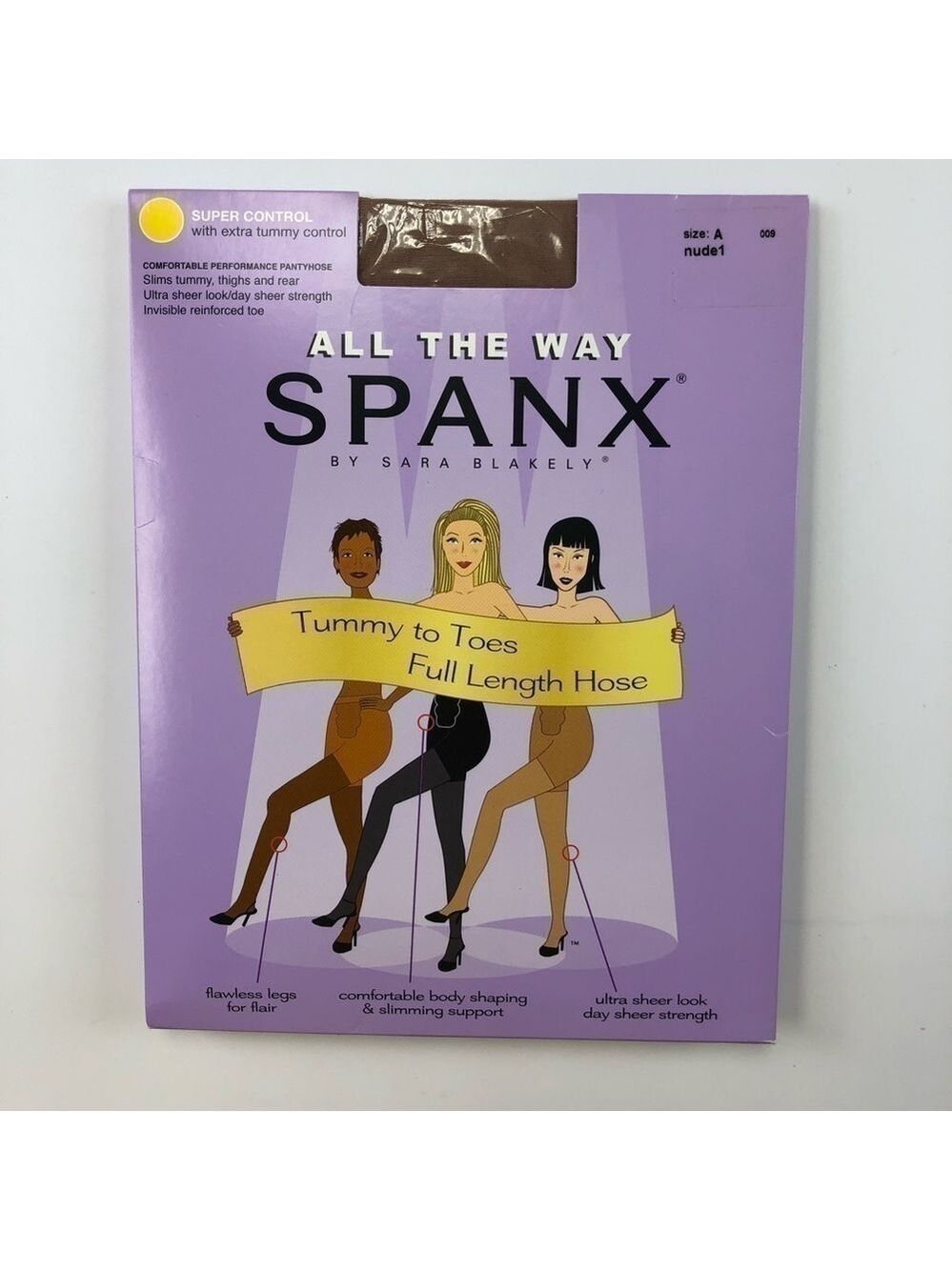 Spanx Nude - All The Way Super Control Pantyhose Size A